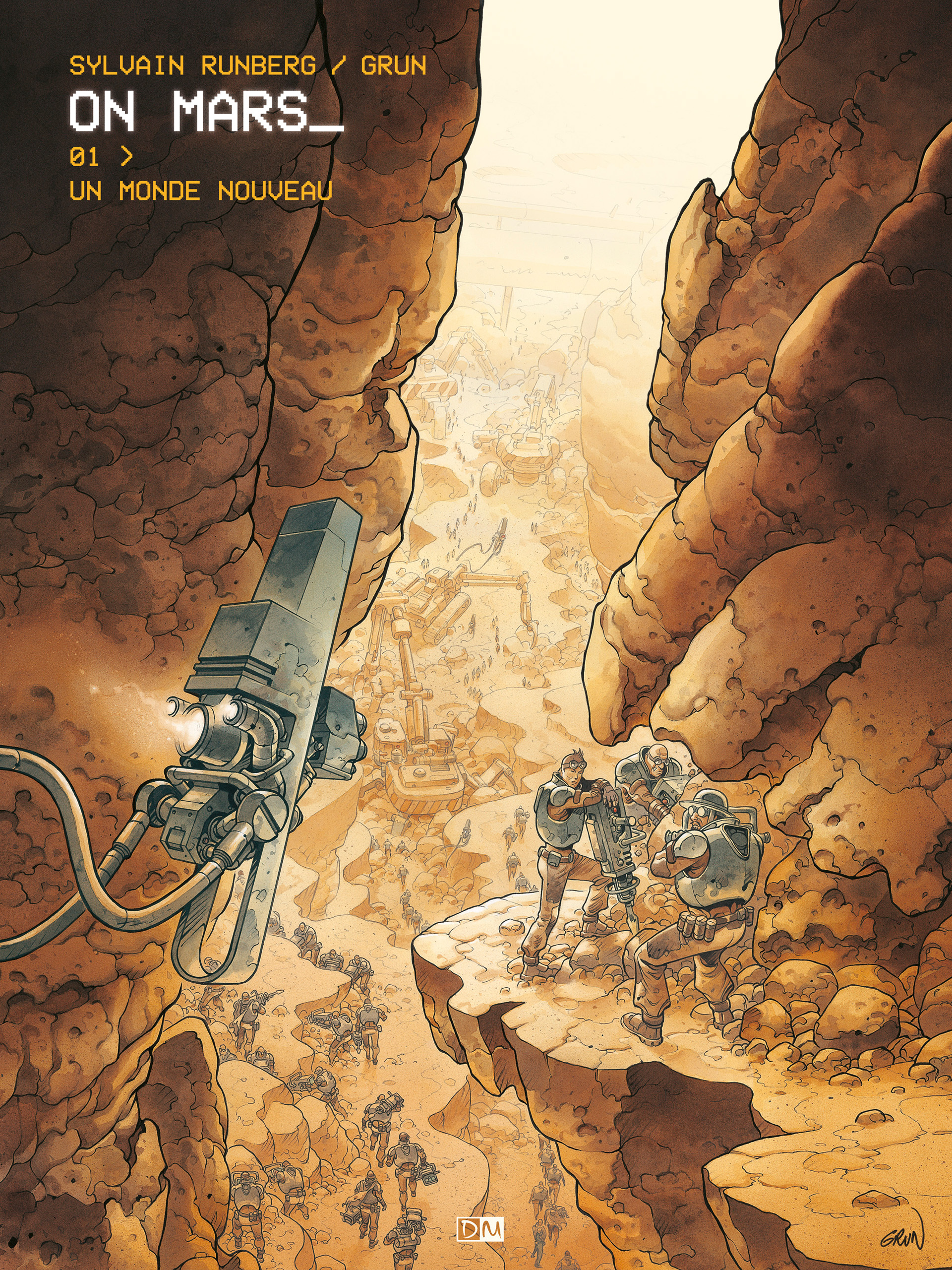 Un Monde nouveau - On Mars - Sylvain Runberg - Grun - Couverture