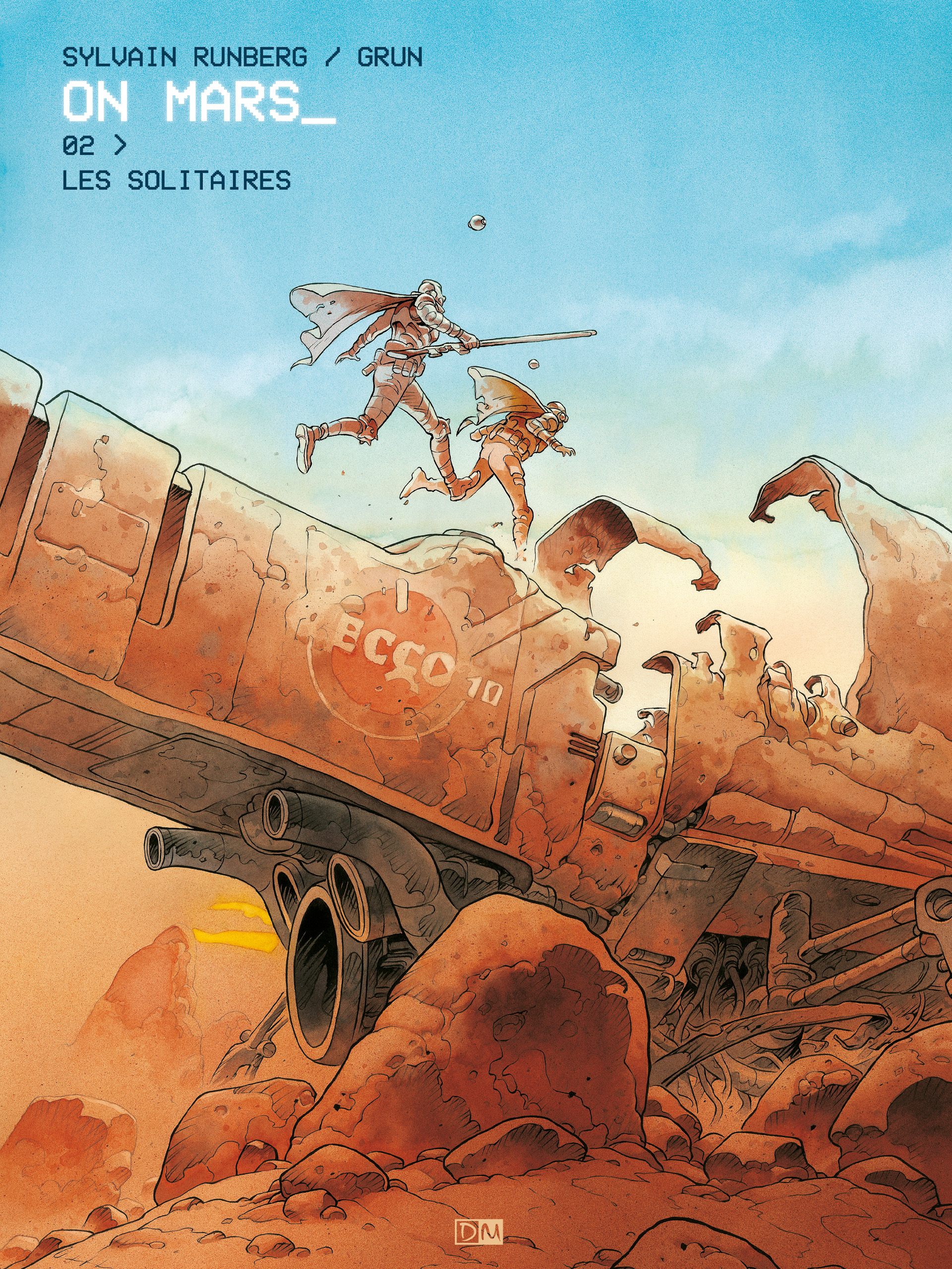 Les Solitaires - On Mars - Sylvain Runberg - Grun - Couverture