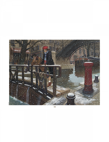 Affiche – Paris sous la neige - Jean-Pierre Gibrat - Couverture