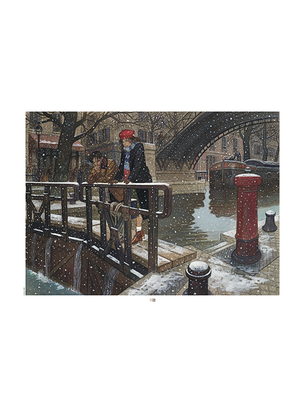 Affiche – Paris sous la neige - Jean-Pierre Gibrat - Couverture