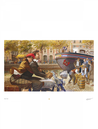 Tirage numéroté et signé – Quai de Valmy - Jean-Pierre Gibrat - Couverture