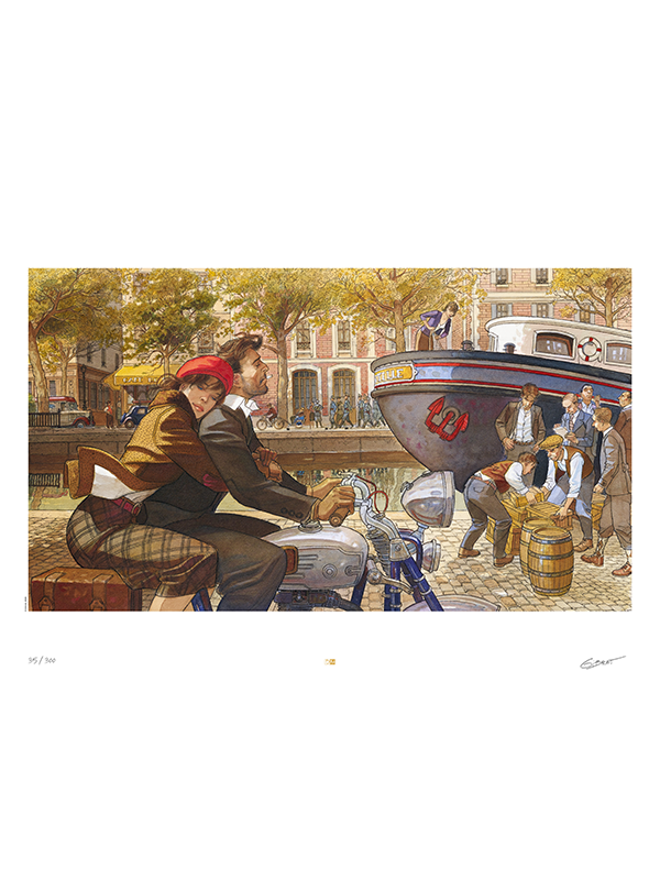 Tirage numéroté et signé – Quai de Valmy - Jean-Pierre Gibrat - Couverture