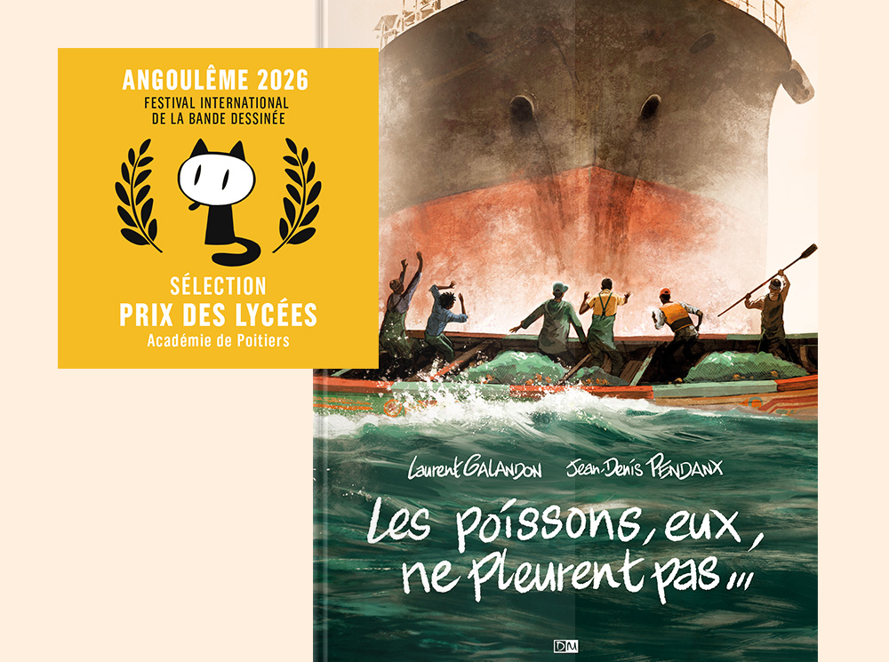 Les Poissons, eux, ne pleurent pas 🐟 sélectionné pour les Prix des lycées du Festival d’Angoulême !